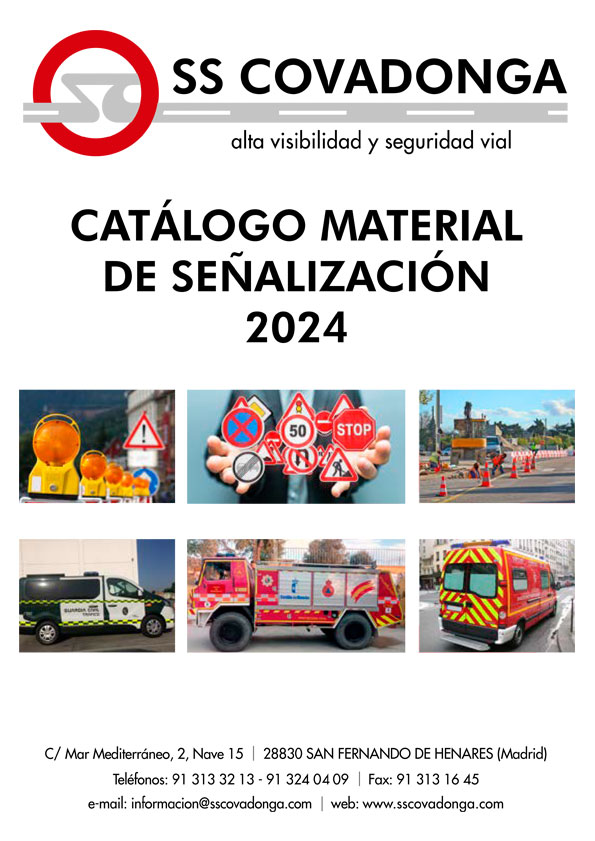 CATÁLOGO COVADONGA MATERIAL DE SEÑALIZACIÓN 2024